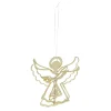 NANU-NANA Anhänger Engel 3D, Gold, 12 Cm