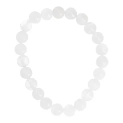 NANU-NANA Armband Edelstein-Energie, Rockquarz/weiß