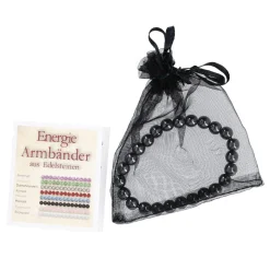 NANU-NANA Armband Edelstein-Energie, Hämatit/schwarz