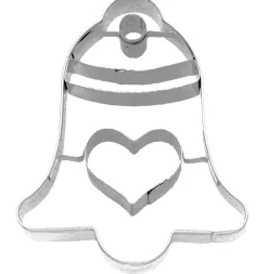 NANU-NANA Ausstechform Glocke/Herz, 6 Cm