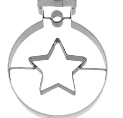 NANU-NANA Ausstechform Kugel/Stern, 6 Cm