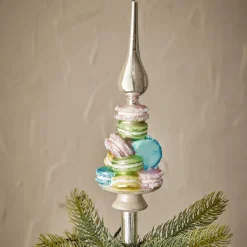 NANU-NANA Baumspitze Fancy, Macarons/silber, 30 Cm