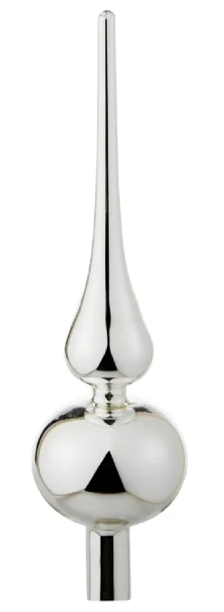 NANU-NANA Baumspitze, Silber Glänzend, 25 Cm