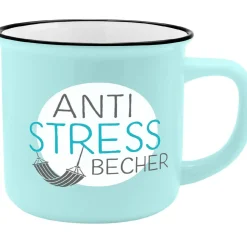 NANU-NANA Becher Emaille-Optik, Anti-Stress, 350 Ml