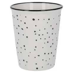NANU-NANA Becher Schwarzrand, Punkte, 380 Ml