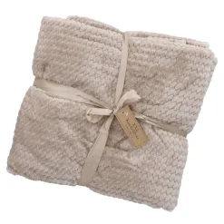 NANU-NANA Decke Wabe, Taupe, 140 X 200 Cm