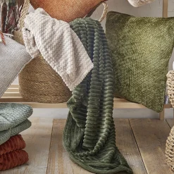 NANU-NANA Decke Wabe, Taupe, 140 X 200 Cm