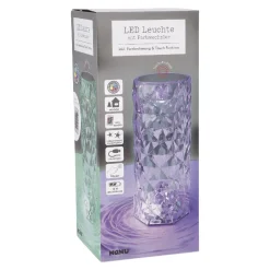 NANU-NANA Deko-Leuchte Acryl, Farbwechsel, 9 X 21 Cm