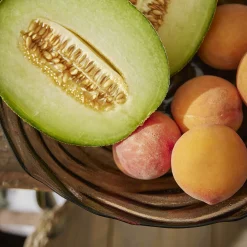 NANU-NANA Deko-Schale Tornado, Taupe, 32 Cm