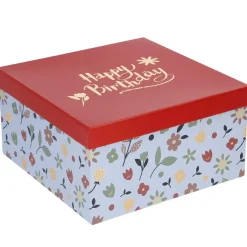 NANU-NANA 5er Set Geschenkkarton Motiv, Blau