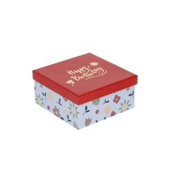 NANU-NANA 5er Set Geschenkkarton Motiv, Blau