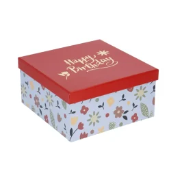 NANU-NANA 5er Set Geschenkkarton Motiv, Blau