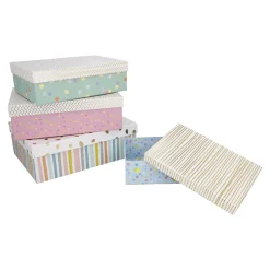 NANU-NANA 4er Set Geschenkkarton Multi