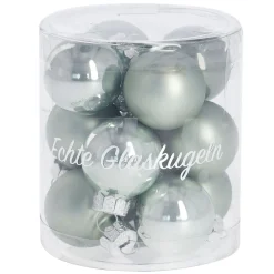 NANU-NANA 12er Set Glaskugeln 2,5 Cm, Mint