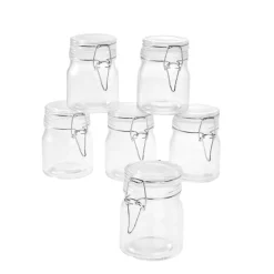 NANU-NANA 6er Set Vorratsglas Mit Bügelverschluss, 150 Ml