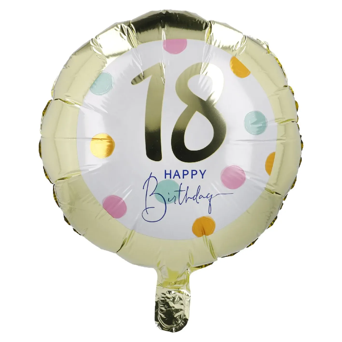 NANU-NANA Folienballon Geburtstag, 18, 45 Cm