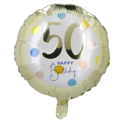 NANU-NANA Folienballon Geburtstag, 50, 45 Cm