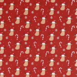 NANU-NANA Geschenkpapier Mix, Elch/rot, 2 M