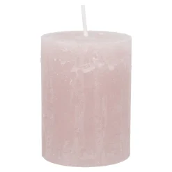 NANU-NANA Kerze Rustik, Lara, Hell-apricot, 9 Cm