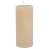 NANU-NANA Kerze Rustik, Lara, Sand, 15 Cm