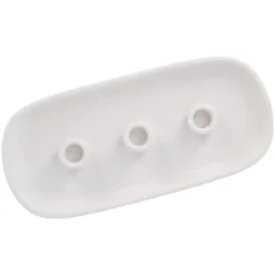 NANU-NANA Kerzenhalter 3 Stabkerzen, Weiß