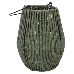 NANU-NANA Laterne Seil, Grün, 21 Cm