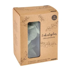 NANU-NANA LED-Lichterkette Eukalyptus, 20er