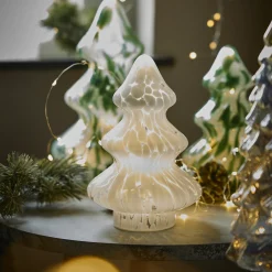 NANU-NANA LED-Tanne Sprenkel, Weiß, 20 Cm