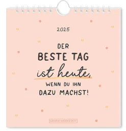 NANU-NANA Postkarten Kalender, 2025, Der Beste Tag