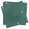 NANU-NANA Servietten Xmas/Prägung, Dunkelgrün, 20 Stück