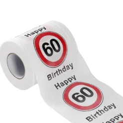 NANU-NANA Toilettenpapier Birthday, 60 Jahre, 24 Meter