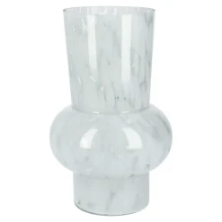 NANU-NANA Vase Opal Mit Tupfen, Mint, 26 Cm
